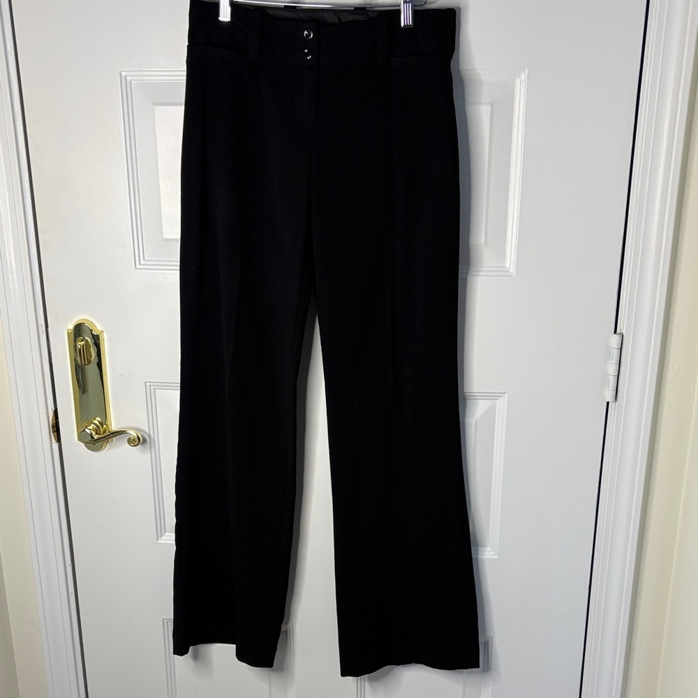 IZ Byer Cambridge Classic Black Flared Leg Trousers. Size 5